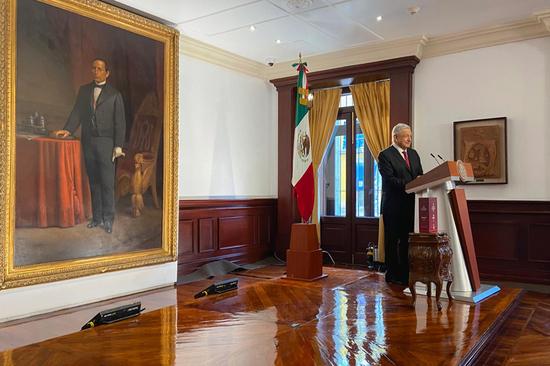 Discurso del presidente Andrés Manuel López Obrador durante el Tercer Informe de Gobierno.