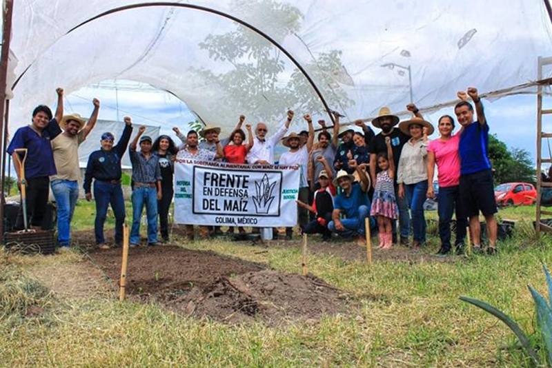 Cortesía Frente en Defensa del Maíz, Colima