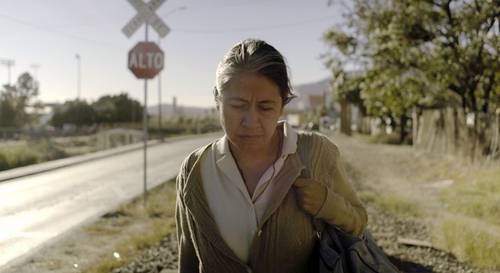 Mercedes Hernández, en fotograma de Sin señas particulares, ganó el Ariel a mejor actriz en la edición 63 de los premios