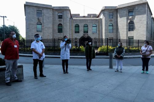 El edificio de la CDMX es considerado monumento artístico. En la imagen, una manifestación el año pasado.