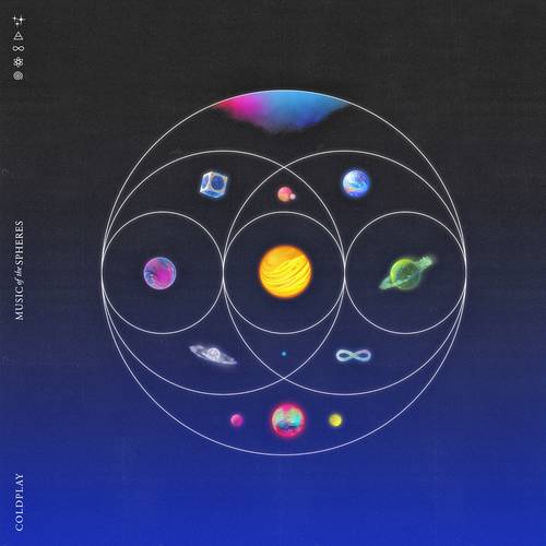 Portada del nuevo álbum Music of the spheres de la banda británica Coldplay.