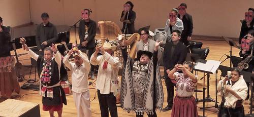 Orquesta Nacional de Jazz de México en su presentación en el 49 Festival Cervantino.