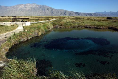 Laguna Azul de Cuatrocienégas, Coahuila.