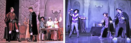 Escenas de la obra Don Juan Tenorio que se presenta hasta el 7 de noviembre en el Teatro de la República.