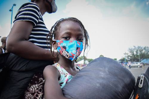 Muchos de los extranjeros que se encuentran en la frontera chiapaneca son de nacionalidad haitiana.