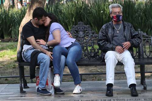 Aspecto de la vida en el Centro Histórico de la Ciudad de México.