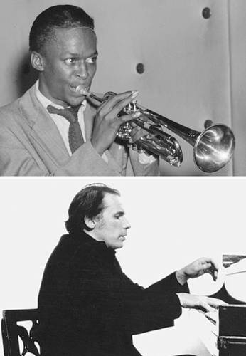 En un ejercicio de inventar que sueña, el Disquero reseña Kind of Blue Variations, álbum utópico que conjunta los genios de Miles Davis (arriba) y Glenn Gould.