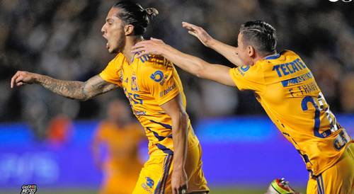 Los Tigres lograron romper el cerrojo de los Guerreros con un gol de Carlos Salcedo al minuto 82.