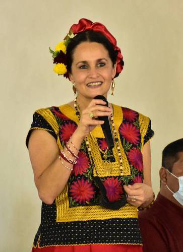 La senadora Susana Harp aspira a la candidatura de Morena para gobernar Oaxaca.