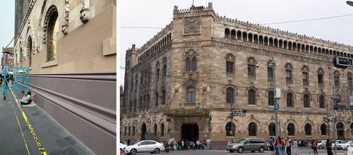 El edificio fue construido por Adamo Boari en 1907.