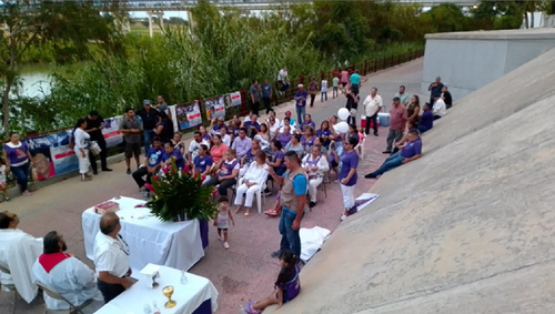 Misa para personas desaparecidas en Piedras Negras, 2019.  Raúl A. González Pelayo