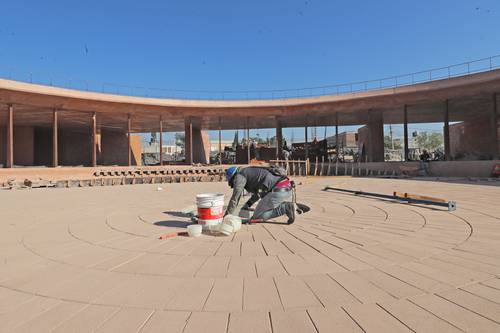 Las obras del inmueble, a cargo de la Sedatu, llevan un avance de 80 por ciento.