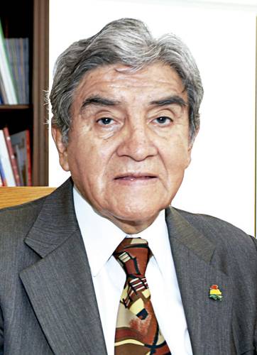 En foto de 2018, Jorge Mansilla Torres, quien fuera embajador de Bolivia en nuestro país.