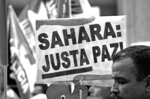 Marcha solidaria con el pueblo saharaui, Madrid 2018.  Diana Luna