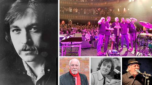 El cantante, pianista y compositor Gary Brooker colaboró con Eric Clapton, Ringo Starr, Paul McCartney y George Harrison. La imagen es un collage de la página de Facebook del grupo
