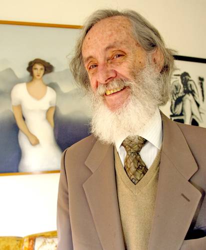 El filósofo y poeta Enrique González Rojo Arthur, captado en 2003.