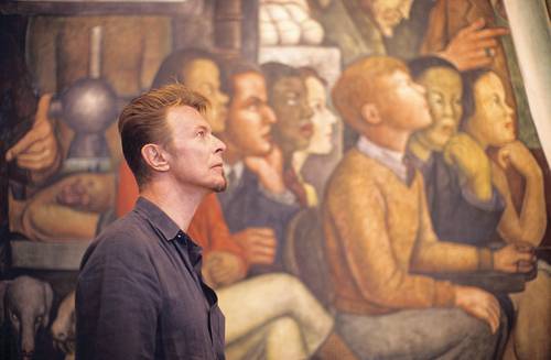 El cantautor David Bowie, en el Palacio de Bellas Artes, en octubre de 1997.