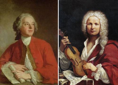 Specchio Veneziano, de Le Consort, dibuja los perfiles de los dos gigantes de la música barroca veneciana: Giovanni Battista Reali (izquierda) y Antonio Vivaldi.