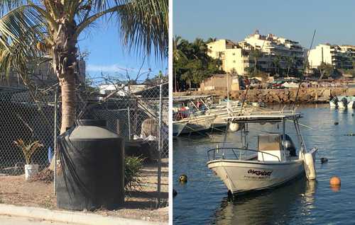 Cerca de 3 mil habitantes de la comunidad Punta de Mita, municipio de Bahía de Banderas, Nayarit, han instalado tinacos para abastecerse de agua cuando pasan pipas o cuando llegan a recibir el líquido directamente de la red, contrario a los complejos hoteleros, que nunca carecen del recurso.