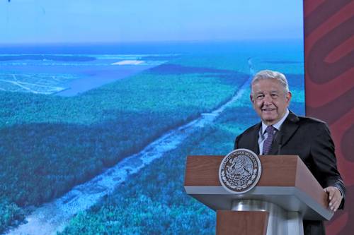 Tras la visita de Adán Augusto López a Coahuila, AMLO rechazó que el titular de la SG sea precandidato presidencial o promuevala consulta.