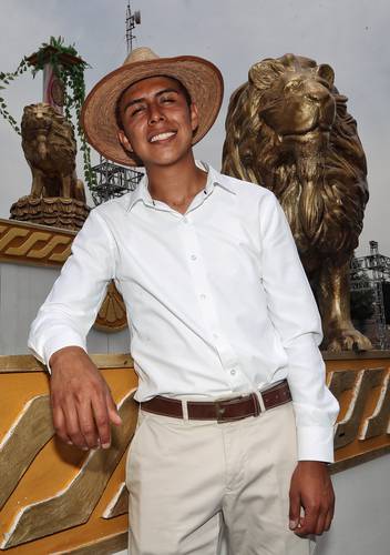  Axel González Bárcenas cargará una cruz de 80 kilos Foto Marco Peláez