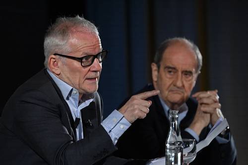 Thierry Frémaux y Pierre Lescure, titulares del Festival de Cannes, anunciaron la programación de la 75 edición.