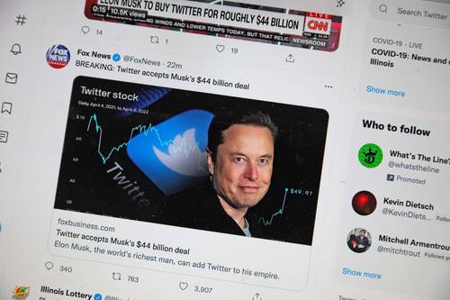 Quiero que Twitter mejore más que nunca. Se impulsará el producto con nuevas funciones, de tal forma que los algoritmos sean de código abierto para aumentar la confianza, declaró el magnate Elon Musk.
