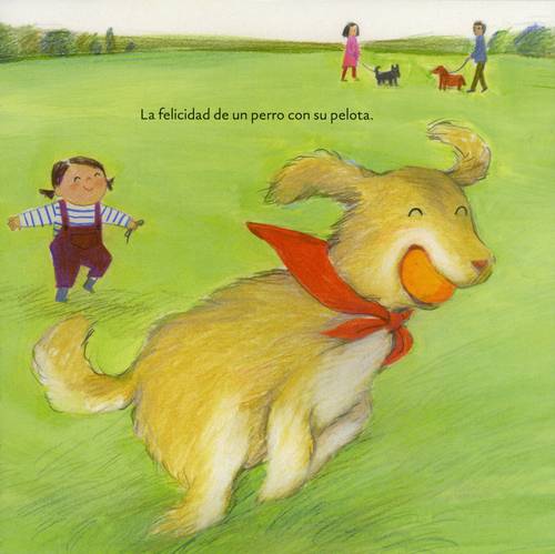  Ilustraciones de Hyewon Yum para el libro La felicidad de un perro con su pelota. Foto cortesía de la editorial española