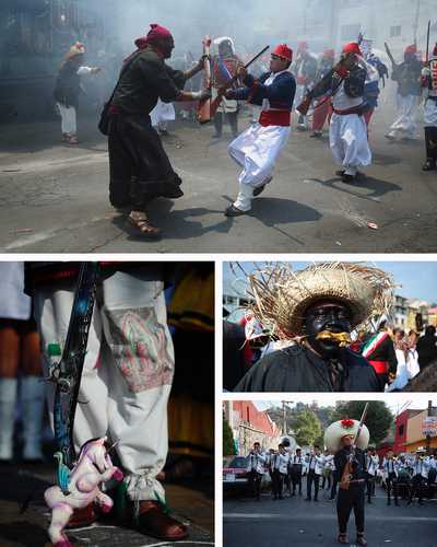 Luego de dos años de que fue suspendida la tradicional representación de la Batalla de Puebla en el Peñón de los Baños, ayer indígenas zacapoaxtlas retomaron las armas y enfrentaron a las fuerzas invasoras francesas. Al son de la música de banda, cañonazos y con el sol a plomo, decenas de personas observaron la recreación por el 160 aniversario de la gesta nacional.