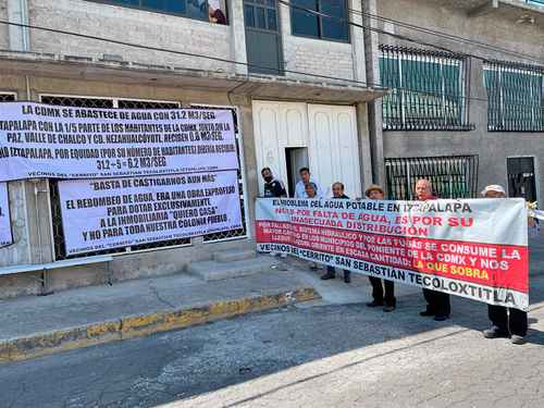 Vecinos exigieron la intervención de la jefatura de Gobierno para que se atienda “de fondo” el problema de escasez de agua que sufren desde hace 40 años, el cual se ha agudizado.