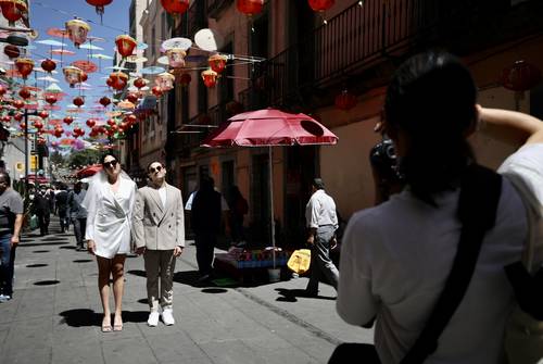 La calle de Dolores es una parada obligada para ir a tomarse unas instantáneas.