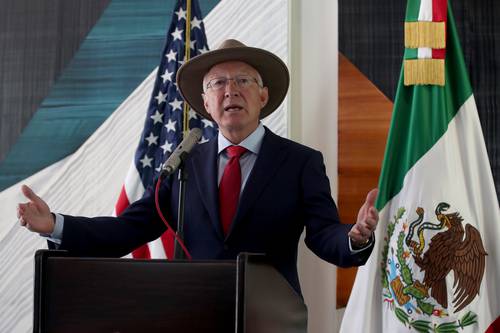 Entre el presidente mexicano y el estadunidense existe “buena relación”, dice el embajador Ken Salazar.