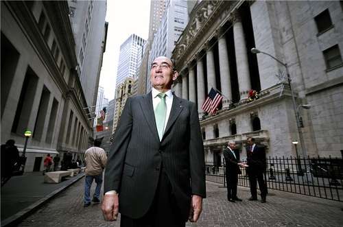 José Ignacio Sánchez Galán, presidente de Iberdrola, durante una reciente visita a Wall Street.