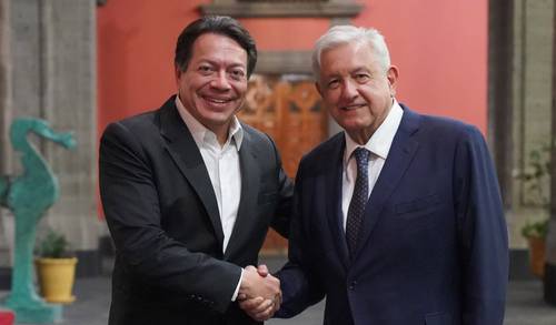El Presidente recibió ayer al líder de Morena, Mario Delgado, dos días después de las elecciones en que su partido ganó 4 de las 6 gubernaturas en disputa.