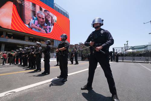 Este jueves se reforzó la vigilancia en los alrededores del recinto donde se reúnen los jefes de Estado.