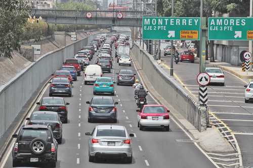 La paciencia es la mejor virtud cuando se maneja en el Viaducto.