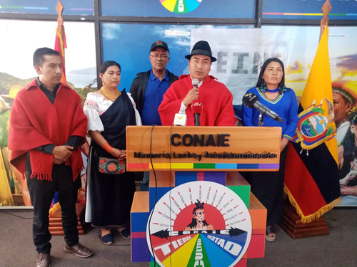  Confederación de Nacionalidades Indígenas del Ecuador.