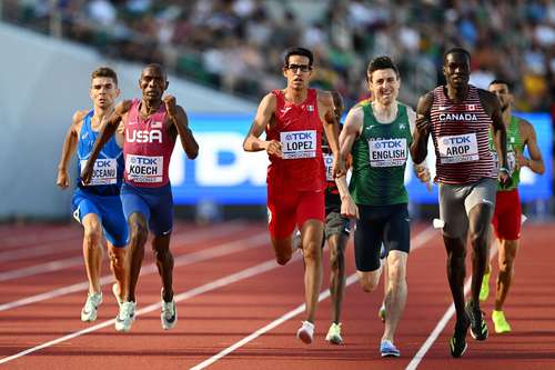 El mexicano, orgullo de Sonora, logró el segundo mejor tiempo en el Mundial de Atletismo y partirá entre los favoritos en su semifinal.