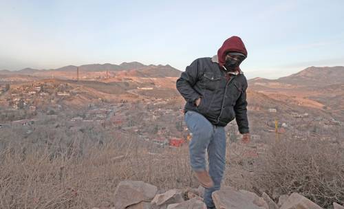 Alrededores del poblado de Cananea, en Sonora, donde los trabajadores de la mina han mantenido sus demandas a lo largo de tres lustros.