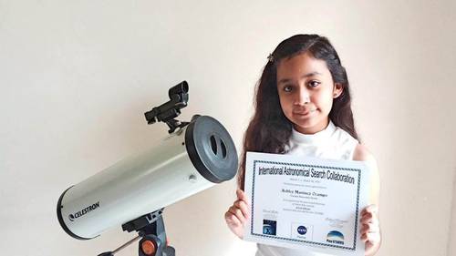 Ashley Martínez, primera niña mexicana en descubrir un asteroide, es una de las mujeres que en fechas recientes han sido protagonistas de sucesos de relevancia nacional e internacional.