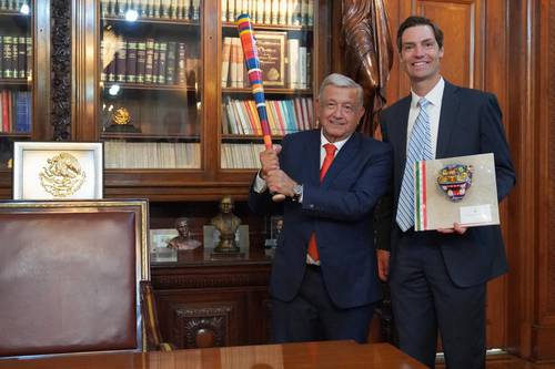  Más tarde, se reunieron en Palacio Nacional con el presidente Andrés Manuel López Obrador. Foto Presidencia