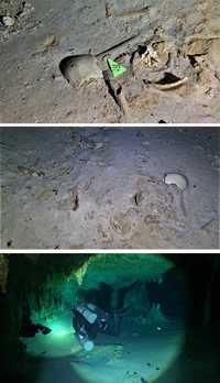 Tramo 5 del Tren Maya no daña osamenta ubicada en cueva sumergida, dice el INAH