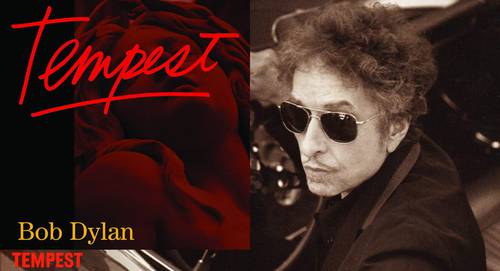 Imagen tomada del librillo de Tempest, álbum que propició el veredicto del comité Nobel de Literatura en favor de Bob Dylan en 2016.