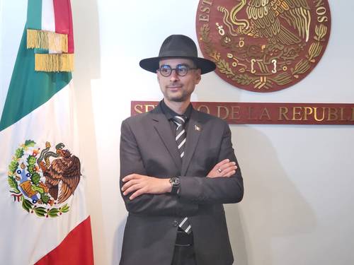El embajador de México en la Federación Rusa, Eduardo Villegas, ratificó que el gobierno mexicano apuesta por la paz. Foto tomada del Twitter del diplomático