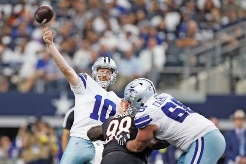 Cooper Rush consiguió su segundo triunfo como titular en la NFL.