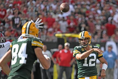 De las cinco veces que se han enfrentado, Aaron Rodgers (12) venció por segunda ocasión a Tom Brady.