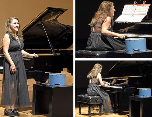With a recital for piano and saucepans, María Paz Santibáñez celebrated life
