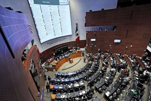 Aspecto del pleno del Senado, el miércoles.