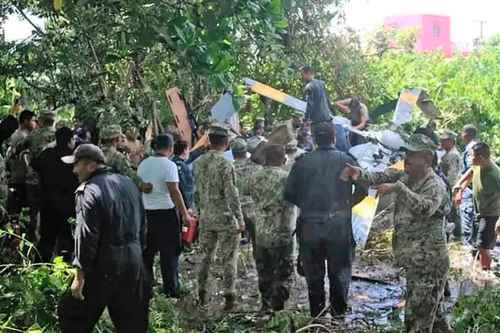 La caída del helicóptero ocurrió en las inmediaciones de Frontera, municipio de Centla, en Tabasco, cuando realizaba tareas de inspección.