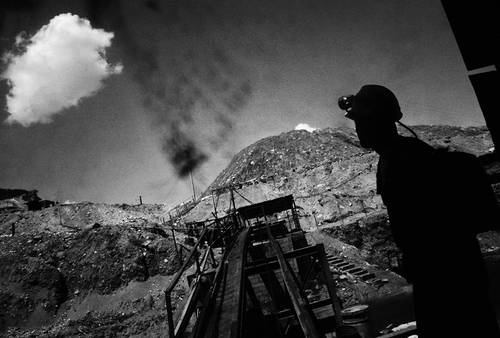 Minas de carbón Palo Blanco. Minera Jipa SA de CV. San José Cloete, Coahuila.  Cristóbal Gunter Trejo Rodríguez